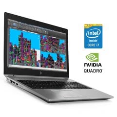 Мобільна робоча станція HP Zbook 15 G5 / 15.6'' (1920x1080) IPS / Intel Core i7-8850H (6 (12) ядра по 2.6 - 3.4 GHz) / 32 GB DDR4 / 512 GB SSD NVMe / nVidia Quadro P2000, 4 GB GDDR5, 128-bit / WebCam / Win 11 Pro