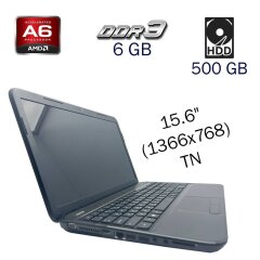 Ноутбук HP Pavilion g6-2128sr / 15.6" (1366x768) TN / AMD A6-4400M (2 ядра по 2.7 - 3.2 GHz) / 6 GB DDR3 / 120 GB SSD / AMD Radeon HD 7520G / WebCam