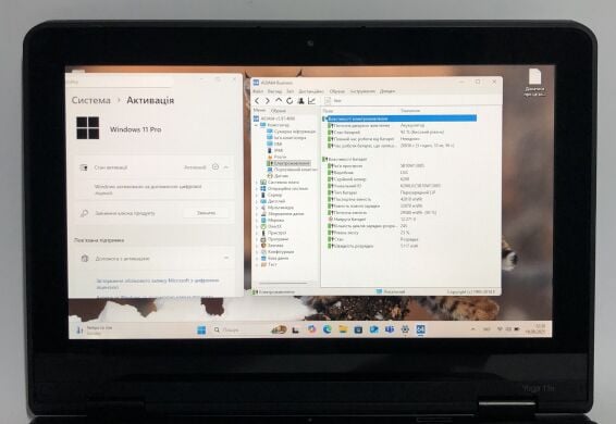 Нетбук-трансформер Б-клас Lenovo ThinkPad Yoga 11e G5 / 11.6" (1366x768) IPS Touch / Intel Celeron N4100 (4 ядра по 1.1 - 2.4 GHz) / 8 GB DDR4 / 128 GB SSD / Intel UHD Graphics 600 / WebCam / Win 11 Pro Нетбук-трансформер Б-клас Lenovo ThinkPad Yoga 11e G5 / 11.6" (1366x768) IPS Touch / Intel Celeron N4100 (4 ядра по 1.1 - 2.4 GHz) / 8 GB DDR4 / 128 GB SSD / Intel UHD Graphics 600 / WebCam / Win 11 Pro