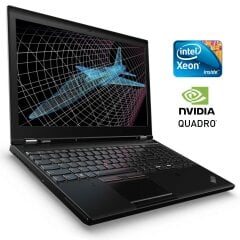Мобільна робоча станція Б-клас Lenovo Thinkpad P51 / 15.6" (3840x2160) IPS / Intel Xeon E3-1535M v6 (4 (8) ядра по 3.1 - 4.2 GHz) / 16 GB DDR4 / 512 GB SSD / nVidia Quadro M2200, 4 GB GDDR5, 128-bit / WebCam / Win 10 Pro