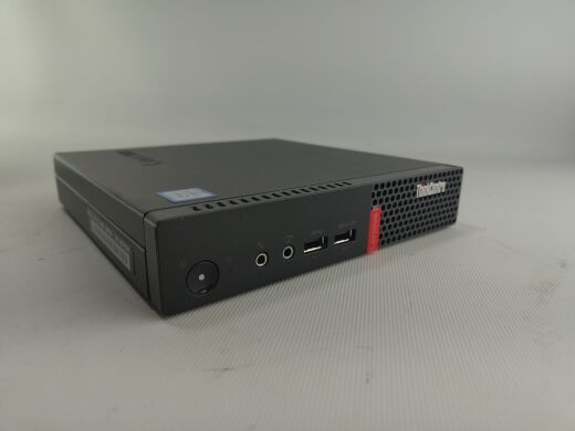 Комплект ПК: неттоп Lenovo ThinkCentre M710q Tiny USFF / Intel Core i5-7400T (4 ядра по 2.4 - 3.0 GHz) / 16 GB DDR4 / 240 GB SSD / Intel HD Graphics 630 / VGA / Блок живлення + Монітор 24" (1920x1080) TN / Різні бренди