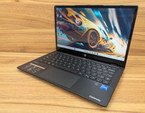 Ноутбук Gateway GWTC51427-BK / 14" (1920x1080) IPS / Intel Core i5-1235U (10 (12) ядер по 3.3 - 4.4 GHz) / 8 GB DDR4 / 240 GB SSD / Intel Iris Xe Graphics / WebCam / TouchID / Windows 11 Ноутбук Gateway GWTC51427-BK / 14" (1920x1080) IPS / Intel Core i5-1235U (10 (12) ядер по 3.3 - 4.4 GHz) / 8 GB DDR4 / 240 GB SSD / Intel Iris Xe Graphics / WebCam / TouchID / Windows 11