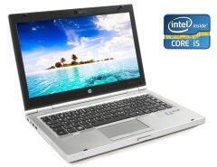 Ноутбук А-клас HP EliteBook 8470p / 14" (1366x768) TN / Intel Core i5-3320M (2 (4) ядра по 2.6 - 3.3 GHz) / 4 GB DDR3 / 256 GB SSD / Intel HD Graphics 4000 / WebCam / DVD-RW / Win 10 Pro
