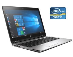 Ноутбук Б-клас HP ProBook 650 G3 / 15.6" (1920x1080) TN / Intel Core i5-7300U (2 (4) ядра по 2.6 - 3.5 GHz) / 8 GB DDR4 / 480 GB SSD / Intel HD Graphics 620 / DVD-ROM / WebCam / Win 10 Pro
