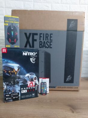 Комп'ютер 1stPlayer FireBase XF Tower / Intel Core i5-6600 (4 ядра по 3.3 - 3.9 GHz) / 16 GB DDR4 / 1000 GB SSD / AMD Radeon RX 570, 8 GB GDDR5, 256-bit / 430W