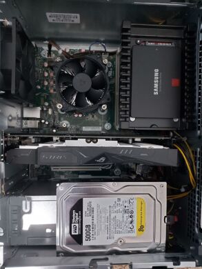 Комплект ПК: HP 600 G4 Tower / Intel Core i5-8400 (6 ядер по 2.8 - 4.0 GHz) / 16 GB DDR4 / 250 GB SSD M.2 + 512 GB SSD + 500 GB HDD / nVidia GeForce GTX 1050 Ti, 4 GB GDDR5, 128-bit + Монітор LG 24MB37PM-B / 24" (1920x1080) IPS + Wi-Fi USB, HDMI, живлення