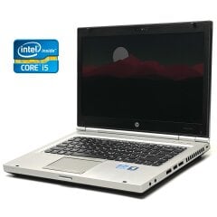 Ноутбук HP EliteBook 8460p / 14" (1366x768) TN / Intel Core i5-2520M (2 (4) ядра по 2.5 - 3.2 GHz) / 4 GB DDR3 / 128 GB SSD / Intel HD Graphics 3000 / WebCam / DVD-RW Win 10 Pro / Без АКБ