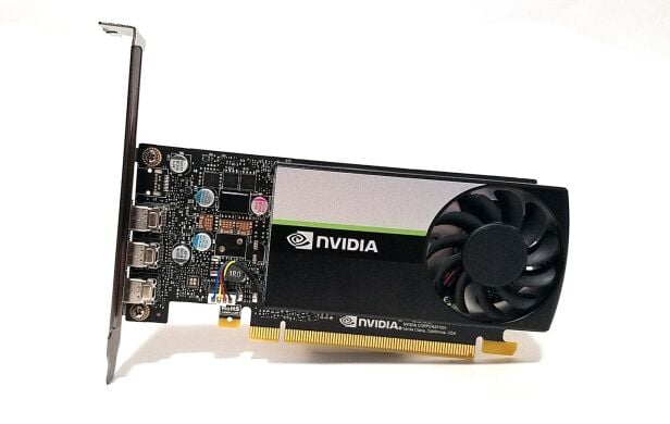 Дискретная видеокарта nVidia Quadro T400, 4 GB GDDR6, 64-bit / 3x miniDP / Tower