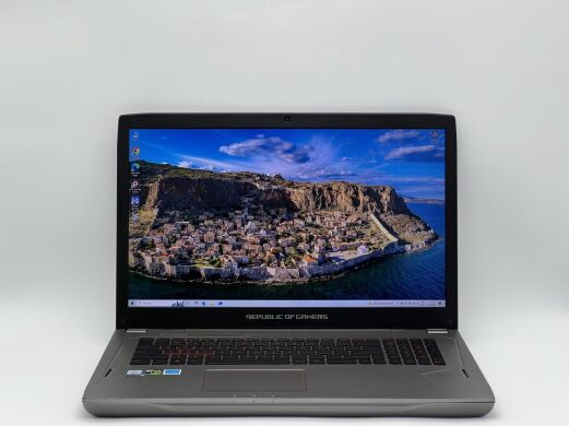 Игровой ноутбук Asus ROG Strix GL702V / 17.3" (1920x1080) IPS / Intel Core i7-7700HQ (4 (8) ядра по 2.8 - 3.8 GHz) / 16 GB DDR4 / 480 GB SSD / nVidia GeForce GTX 1070, 8 GB GDDR5, 256-bit / WebCam Игровой ноутбук Asus ROG Strix GL702V / 17.3" (1920x1080) IPS / Intel Core i7-7700HQ (4 (8) ядра по 2.8 - 3.8 GHz) / 16 GB DDR4 / 480 GB SSD / nVidia GeForce GTX 1070, 8 GB GDDR5, 256-bit / WebCam