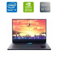 Ігровий ноутбук Asus ROG Zephyrus GX701GWP / 17.3" (1920x1080) IPS / Intel Core i7-9750H (6 (12) ядер по 2.6 - 4.5 GHz) / 32 GB DDR4 / 1000 GB SSD / nVidia GeForce RTX 2070, 8 GB GDDR6, 256-bit / HDMI / Windows 10