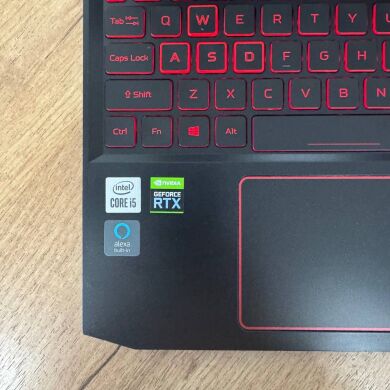 Игровой ноутбук Б-класс Acer Nitro 5 AN515-55 / 15.6" (1920x1080) IPS / Intel Core i5-10300H (4 (8) ядра по 2.5 - 4.5 GHz) / 16 GB DDR4 / 256 GB SSD / nVidia GeForce RTX 3050, 4 GB GDDR6, 128-bit / WebCam