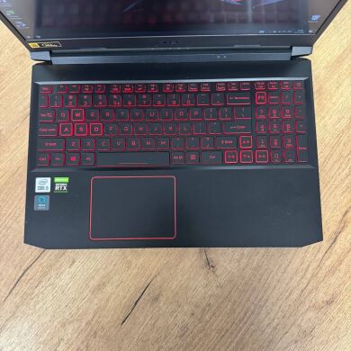 Игровой ноутбук Б-класс Acer Nitro 5 AN515-55 / 15.6" (1920x1080) IPS / Intel Core i5-10300H (4 (8) ядра по 2.5 - 4.5 GHz) / 16 GB DDR4 / 256 GB SSD / nVidia GeForce RTX 3050, 4 GB GDDR6, 128-bit / WebCam