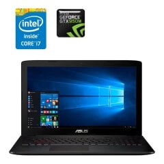 Ігровий ноутбук Б-клас Asus ROG RG52VW-RS71 / 15.6" (1920x1080) TN / Intel Core i7-6700HQ (4 (8) ядра по 2.6 - 3.5 GHz) / 16 GB DDR4 / 240 GB SSD / nVidia GeForce GTX 960M, 2 GB GDDR5, 128-bit / WebCam 