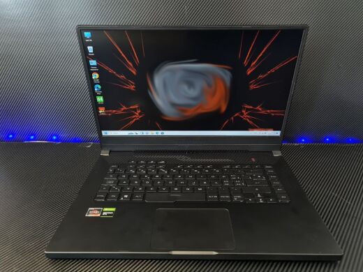 Игровой ноутбук Asus ROG Zephyrus G GA502D / 15.6" (1920x1080) IPS / AMD Ryzen 7 3750H (4 (8) ядра по 2.3 - 4.0 GHz) / 16 GB DDR4 / 512 GB SSD / nVidia GeForce GTX 1660 Ti Max-Q, 6 GB GDDR6, 192-bit / HDMI / USB Type-C