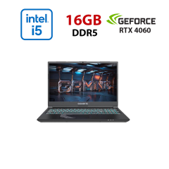 Ігровий ноутбук Gigabyte G5 KF5 RC555 / 15.6" (1920x1080) IPS / Intel Core i5-13500H (12 (16) ядер по 3.5 - 4.7 GHz) / 16 GB DDR5 / 960 GB SSD / nVidia GeForce RTX 4060, 8 GB GDDR6, 128-bit / WebCam