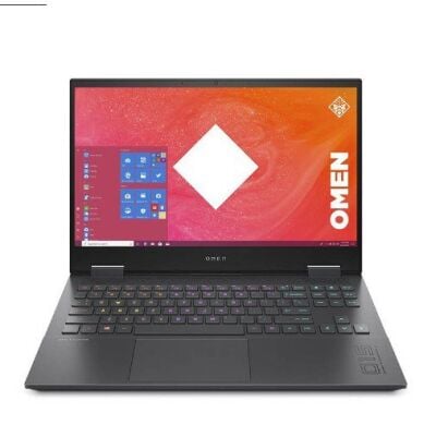 Ігровий ноутбук HP Omen 15-en1824no / 15.6" (1920x1080) IPS / AMD Ryzen 5 5600H (6 (12) ядер по 3.3 - 4.2 GHz) / 16 GB DDR4 / 960 GB SSD / nVidia GeForce RTX 3060, 6 GB GDDR6, 192-bit / WebCam