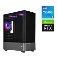 Игровой ПК Prologix Lumi GM-01AB HUNTER Tower / Intel Core i5-12400F (6 (12) ядер по 2.5 - 4.4 GHz) / 16 GB DDR5 / 1000 GB SSD M.2 / nVidia GeForce RTX 3050, 6 GB GDDR6, 96-bit