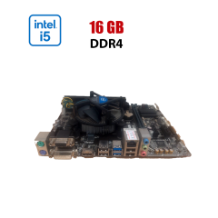 Комплект: Материнская плата Gigabyte GA-H110M-S2H / Intel Core i5-7400 (4 ядра по 3.0 - 3.5 GHz)/ 16 GB DDR4 / Intel HD Graphics 630 / LGA1151 / Кулер