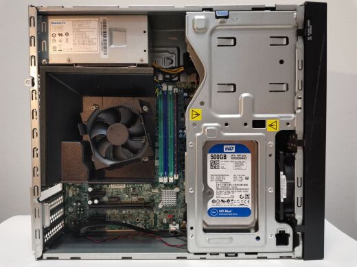 Комплект ПК: Lenovo ThinkStation P310 SFF / Intel Xeon E3-1225 v5 (4 ядра по 3.3 - 3.7 GHz) / 8 GB DDR4 (1x 8 GB) / 500 GB HDD + Монитор HP L1945wv / 19" (1440х900) TN / 1x VGA, USB-Hub + Клавиатура и мышка + Комплект кабелей Комплект ПК: Lenovo ThinkStation P310 SFF / Intel Xeon E3-1225 v5 (4 ядра по 3.3 - 3.7 GHz) / 8 GB DDR4 (1x 8 GB) / 500 GB HDD + Монитор HP L1945wv / 19" (1440х900) TN / 1x VGA, USB-Hub + Клавиатура и мышка + Комплект кабелей