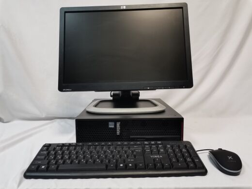 Комплект ПК: Lenovo ThinkStation P310 SFF / Intel Xeon E3-1225 v5 (4 ядра по 3.3 - 3.7 GHz) / 8 GB DDR4 (1x 8 GB) / 500 GB HDD + Монитор HP L1945wv / 19" (1440х900) TN / 1x VGA, USB-Hub + Клавиатура и мышка + Комплект кабелей Комплект ПК: Lenovo ThinkStation P310 SFF / Intel Xeon E3-1225 v5 (4 ядра по 3.3 - 3.7 GHz) / 8 GB DDR4 (1x 8 GB) / 500 GB HDD + Монитор HP L1945wv / 19" (1440х900) TN / 1x VGA, USB-Hub + Клавиатура и мышка + Комплект кабелей