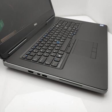 Мобильная рабочая станция Б-класс Dell Precision 7710 / 17.3" (1920x1080) IPS / Intel Core i7-6820HQ (4 (8) ядра по 2.7 - 3.6 GHz) / 16 GB DDR4 / 240 GB SSD + 750 GB HDD / nVidia Quadro M3000M, 4 GB GDDR5, 256-bit / WebCam / Win10 Pro