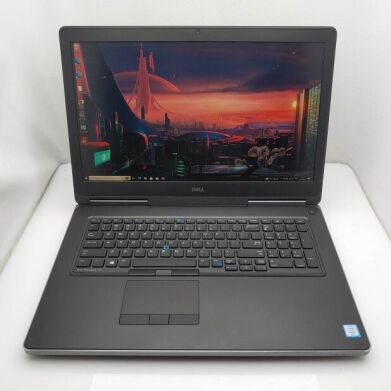 Мобильная рабочая станция Б-класс Dell Precision 7710 / 17.3" (1920x1080) IPS / Intel Core i7-6820HQ (4 (8) ядра по 2.7 - 3.6 GHz) / 16 GB DDR4 / 240 GB SSD + 750 GB HDD / nVidia Quadro M3000M, 4 GB GDDR5, 256-bit / WebCam / Win10 Pro