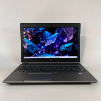 Мобільна робоча станція Б-клас HP ZBook 15 G5 / 15.6" (1920x1080) IPS / Intel Core i7-8850H (6 (12) ядра по 2.6 - 4.3 GHz) / 16 GB DDR4 / 128 GB SSD + 500 GB HDD / nVidia Quadro P1000, 4 GB GDDR5, 256-bit / TouchID / WebCam / HDMI