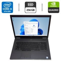Мобильная рабочая станция Dell Precision 7740 / 17.3" (3840x2160) IPS / Intel Core i5-9400H (4 (8) ядер по 2.5 - 4.3 GHz) / 16 GB DDR4 / 256 GB SSD / nVidia Quadro RTX 3000, 6 GB GDDR6, 192-bit / WebCam