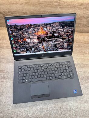 Мобільна робоча станція Dell Precision 7760 / 17.3" (1920x1080) IPS / Intel Core i9-11950H (8 (16) ядер по 5.0 GHz) / 48 GB DDR4 / 1000 GB SSD M.2 / nVidia Quadro T1200, 4 GB GDDR6, 128-bit / WebCam / Windows 11 Мобільна робоча станція Dell Precision 7760 / 17.3" (1920x1080) IPS / Intel Core i9-11950H (8 (16) ядер по 5.0 GHz) / 48 GB DDR4 / 1000 GB SSD M.2 / nVidia Quadro T1200, 4 GB GDDR6, 128-bit / WebCam / Windows 11