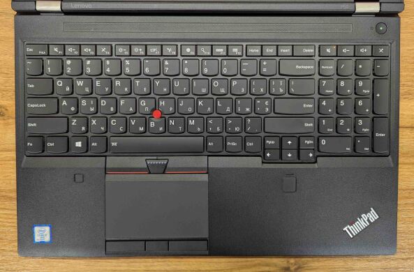 Мобільна робоча станція Lenovo ThinkPad P50 / 15.6" (1920x1080) IPS / Intel Core i7-6820HQ (4 (8) ядра по 2.7 - 3.6 GHz) / 16 GB DDR4 / 512 GB SSD / nVidia Quadro M1000M, 4 GB GDDR5, 128-bit / Fingerprint / Windows 10