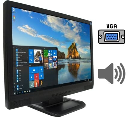 Монітор Б-клас Iiyama ProLite E2202WSV / 22" (1680x1050) TN / VGA / Вбудовані колонки (2x 2W) / VESA 100x100 Монітор Б-клас Iiyama ProLite E2202WSV / 22" (1680x1050) TN / VGA / Вбудовані колонки (2x 2W) / VESA 100x100