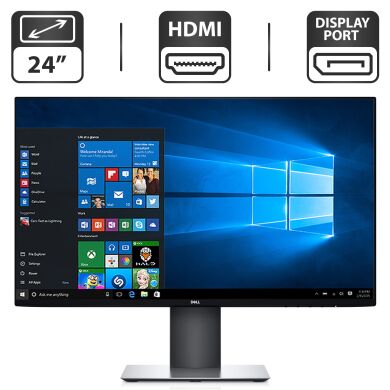 Монитор Dell U2421HE / 24" (1920x1080) IPS / HDMI, DisplayPort, USB-Hub / VESA 100x100 + Кабель питания Монитор Dell U2421HE / 24" (1920x1080) IPS / HDMI, DisplayPort, USB-Hub / VESA 100x100 + Кабель питания