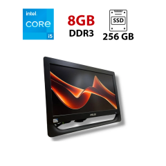 Моноблок Asus ET2013IUKI / 20" (1600x900) TN / Intel Core i5-3550S (4 ядра по 3.0 - 3.7 GHz) / 8 GB DDR3 / 256 GB SSD / Intel HD Graphics 2500 / WebCam