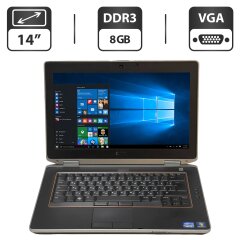 Ноутбук Б-класс Dell Latitude E6420 / 14" (1366x768) TN / Intel Core i5-2520M (2 (4) ядра по 2.5 - 3.2 GHz) / 4 GB DDR3 / 320 GB HDD / Intel HD Graphics 3000 / WebCam / DVD-ROM