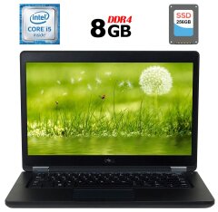 Ноутбук Dell Latitude 5480 / 14" (1366x768) TN / Intel Core i5-6300U (2 (4) ядра по 2.4 - 3.0 GHz) / 8 GB DDR4 / 256 GB SSD / Intel HD Graphics 520 / USB 3.1 / HDMI / Windows 10 лицензия