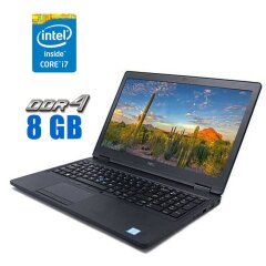 Ноутбук Dell Latitude 5580 / 15.6" (1920x1080) TN / Intel Core i7-7820HQ (4 (8) ядра по 2.9 - 3.9 GHz) / 8 GB DDR4 / 256 GB SSD / Intel HD Graphics 630 / WebCam