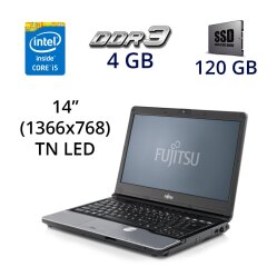Ноутбук Fujitsu LifeBook S792 / 14" (1366x768) TN LED / Intel Core i5-3320M (2 (4) ядра по 2.6 - 3.3 GHz) / 4 GB DDR3 / 120 GB SSD / WebCam