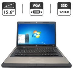 Ноутбук HP 655 / 15.6" (1366x768) TN / AMD E-450 (2 ядра по 1.6 GHz) / 6 GB DDR3 / 120 GB SSD / AMD Radeon HD 6320 Graphics / WebCam / DVD-ROM