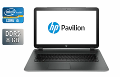 Ноутбук HP Pavilion 17-1115dx / 17.3" (1600x900) TN / Intel Core i5-4210U (2 (4) ядра по 1.7 - 2.7 GHz) / 8 GB DDR3 / 256 GB SSD / Intel HD Graphics 4400 / WebCam / Windows 10