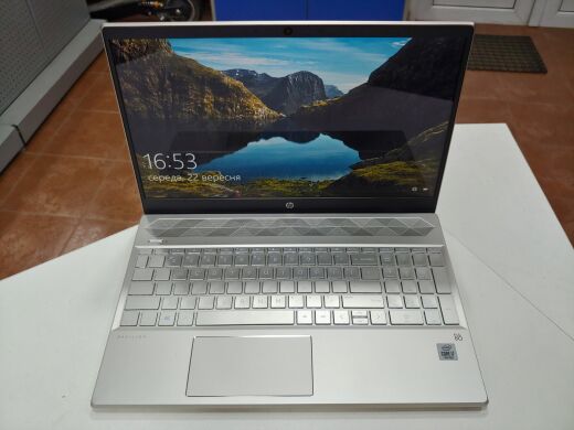 Ноутбук HP Pavillion 15-cs3672cl / 15.6" (1920x1080) Touch IPS LED / Intel Core i7-1065G7 (4 (8) ядра по 1.3 - 3.9 GHz) / 8 GB DDR4 / 512 GB SSD / WebCam / USB 3.0 / HDMI