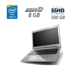 Ноутбук Lenovo IdeaPad Z510 / 15.6" (1366x768) TN LED / Intel Core i5-4200M (2 (4) ядра по 2.5 - 3.1 GHz) / 8 GB DDR3 / 500 GB SHDD / nVidia GeForce GT 740M, 2 GB DDR3, 64-bit / DVD-RW / HDMI