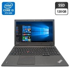 Ноутбук Lenovo ThinkPad L540 / 15.6" (1920x1080) TN / Intel Core i5-4200M (2 (4) ядра по 2.5 - 3.1 GHz) / 8 GB DDR3 / 120 GB SSD / Intel HD Graphics 4600 / WebCam