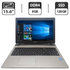 Ноутбук Medion Akoya E6429 / 15.6" (1366x768) TN / Intel Celeron 3855U (2 ядра по 1.6 GHz) / 8 GB DDR4 / 128 GB SSD / Intel HD Graphics 510 / WebCam / DVD-ROM