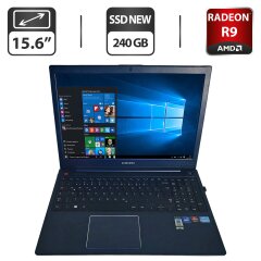 Ноутбук Samsung ATIV Book 6 / 15.6" (1366x768) TN / Intel Core i5-3230M (2 (4) ядра по 2.6 - 3.2 GHz) / 8 GB DDR3 / 240 GB SSD NEW / AMD Radeon R9 M270X, 2 GB GDDR5, 128-bit / WebCam / VGA + Беспроводная мышка