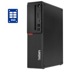 ПК Lenovo ThinkCentre M720s SFF / Intel Core i3-8100 (4 ядра по 3.6 GHz) / 8 GB DDR4 / 256 GB SSD / Intel UHD Graphics 630