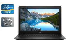 Ультрабук Dell Inspiron 3593 / 15.6" (1920x1080) IPS / Intel Core i5-1035G1 (4 (8) ядра по 1.0 - 3.6 GHz) / 16 GB DDR4 / 480 GB SSD / Intel UHD Graphics / WebCam / Windows 10