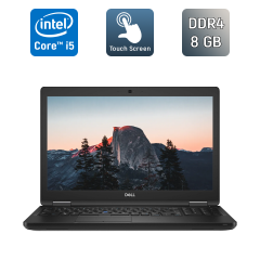 Ультрабук Dell Latitude 5590 / 15.6" (1920x1080) IPS Touch / Intel Core i5-8350U (4 (8) ядра по 1.7 - 3.6 GHz) / 8 GB DDR4 / 256 GB SSD / Intel UHD Graphics 620 / WebCam / HDMI / Windows 10