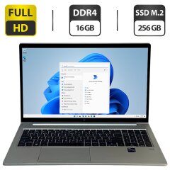 Ультрабук HP EliteBook 650 G9 / 15.6" (1920x1080) IPS / Intel Core i5-1245U (10 (12) ядер 3.3 - 4.4 GHz) / 16 GB DDR4 / 256 GB SSD M.2 / Intel Iris Xe Graphics / WebCam / Fingerprint / Windows 11 Pro
