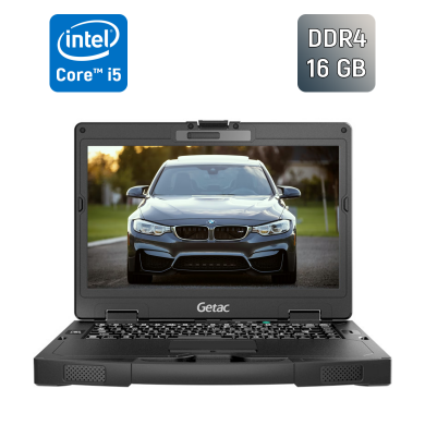 Захищений ноутбук Getac S410 / 14" (1366x768) TN / Intel Core i5-6200U (2 (4) ядра по 2.3 - 2.8 GHz) / 16 GB DDR4 / 480 GB SSD / Intel HD Graphics 520 / HDMI / Windows 10