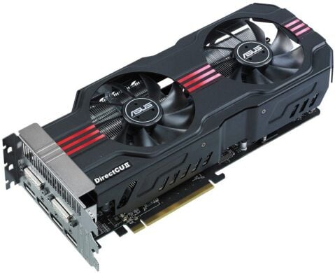 Дискретная видеокарта Asus Radeon HD 6950 DirectCU II, 2 GB GDDR5, 256-bit / 2x DVI, 4x DisplayPort
